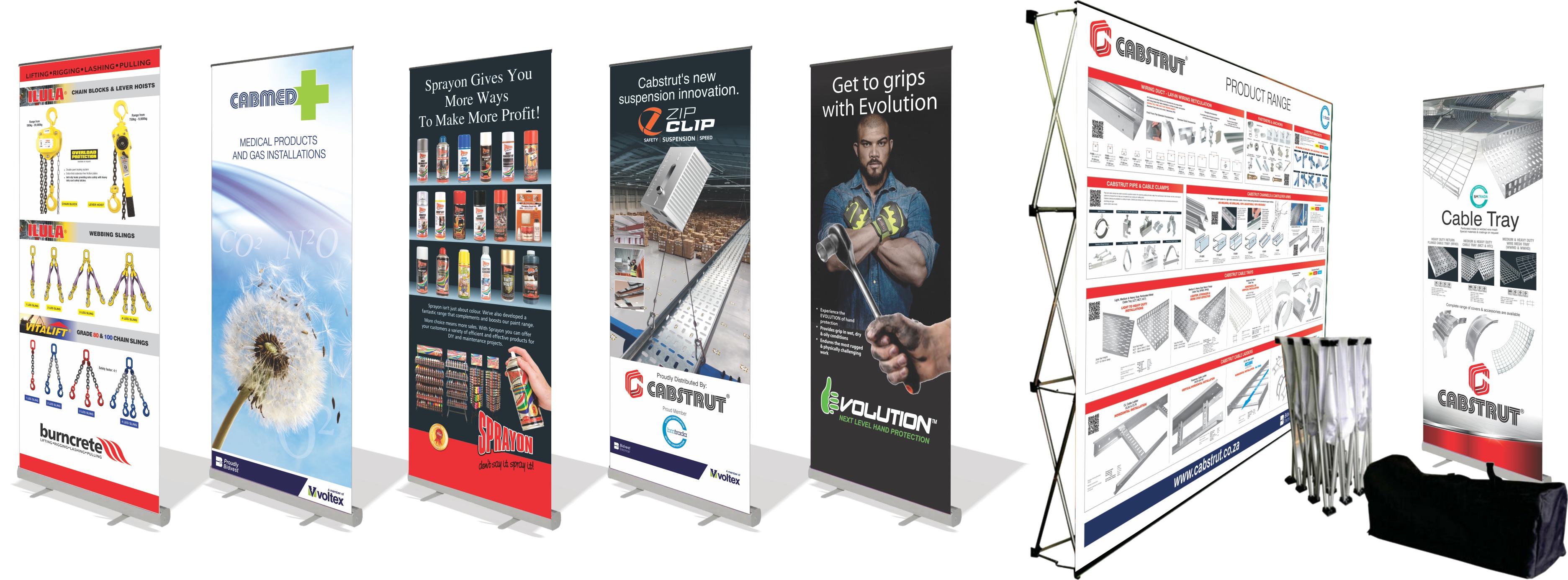 Expo and display pull-up banners